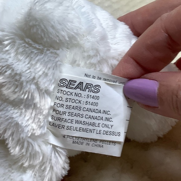 SEARS Exclusive 2002 Plush Flurry Bear Stuffed Animal Toy No Hang Tag - Picture 9 of 11